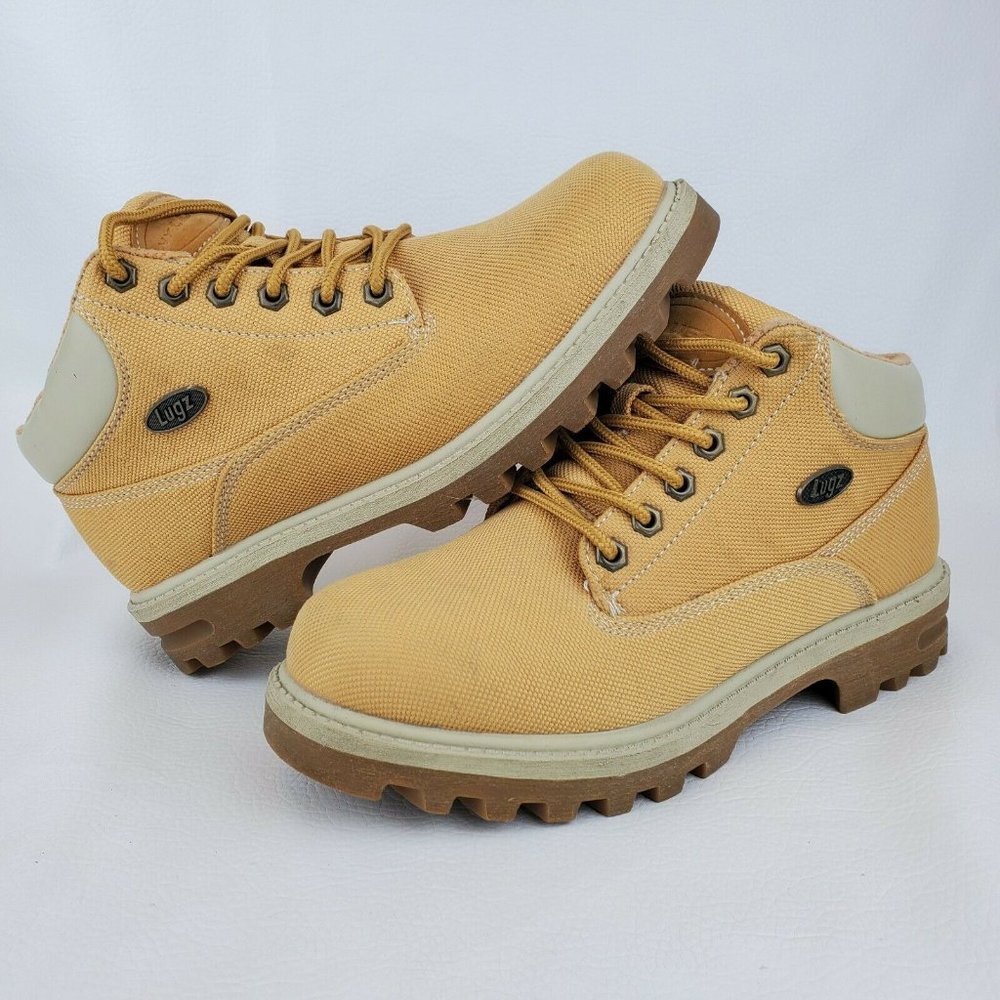 Lugz Tan Casual Low Work Boots Flexastride Memory Foam Slip Resistant  Men's 7